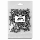 Kit Terminal Pré-isolado Tubular Duplo 4mm² | Cinza | 100 Peç